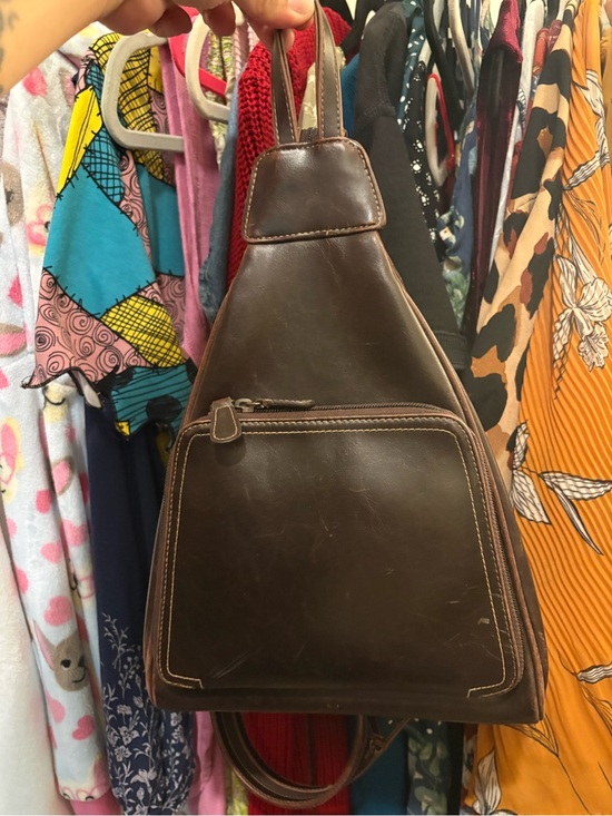 Liz Claiborne Handbags - Liz Claiborne | The Villager | Brown Backpack | 90s Y2K
